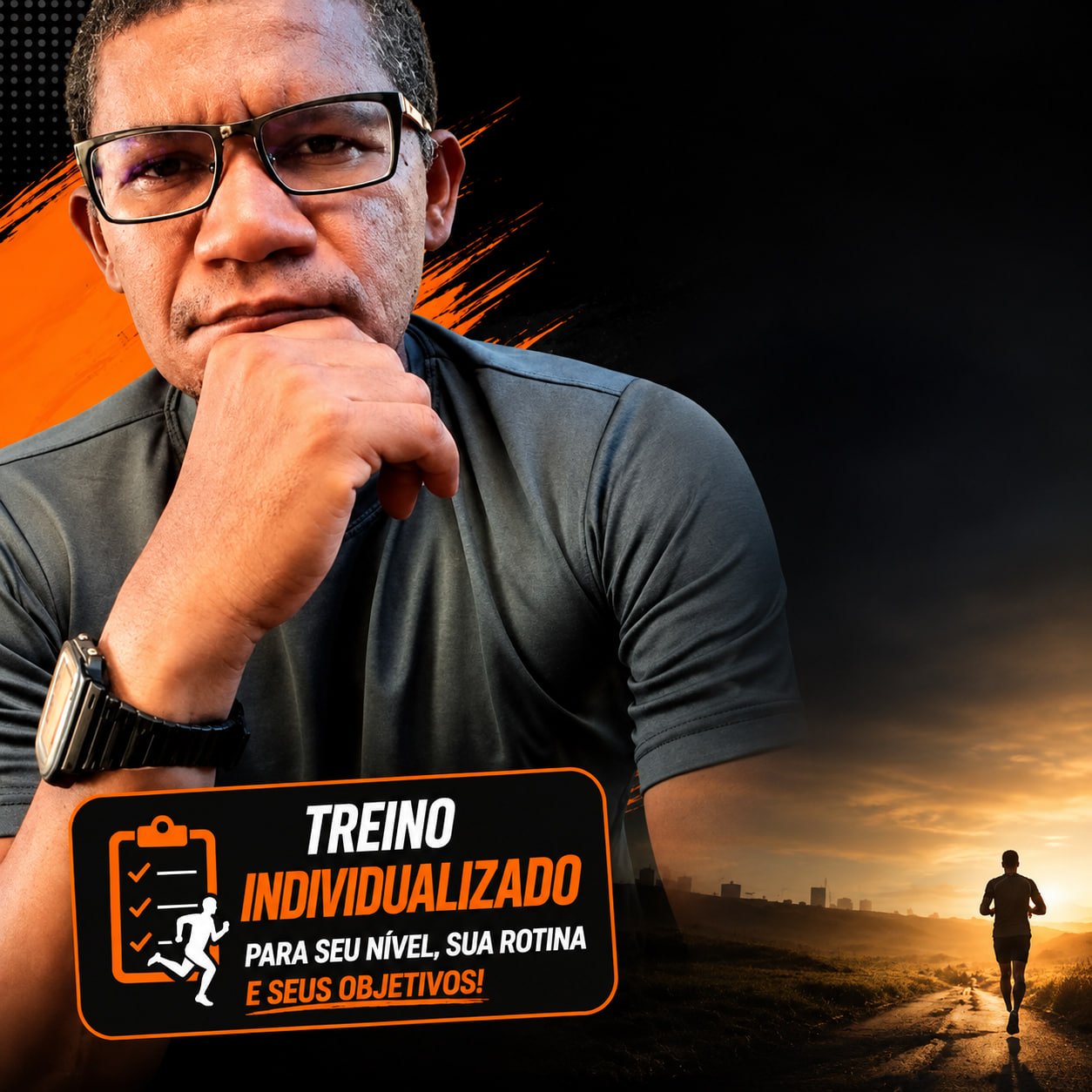 Gefferson Teixeira, treinador de corrida em Juscimeira, MT